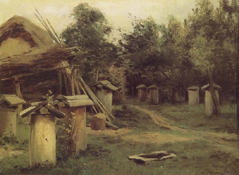 Levitan, Isaak Bees state Norge oil painting art